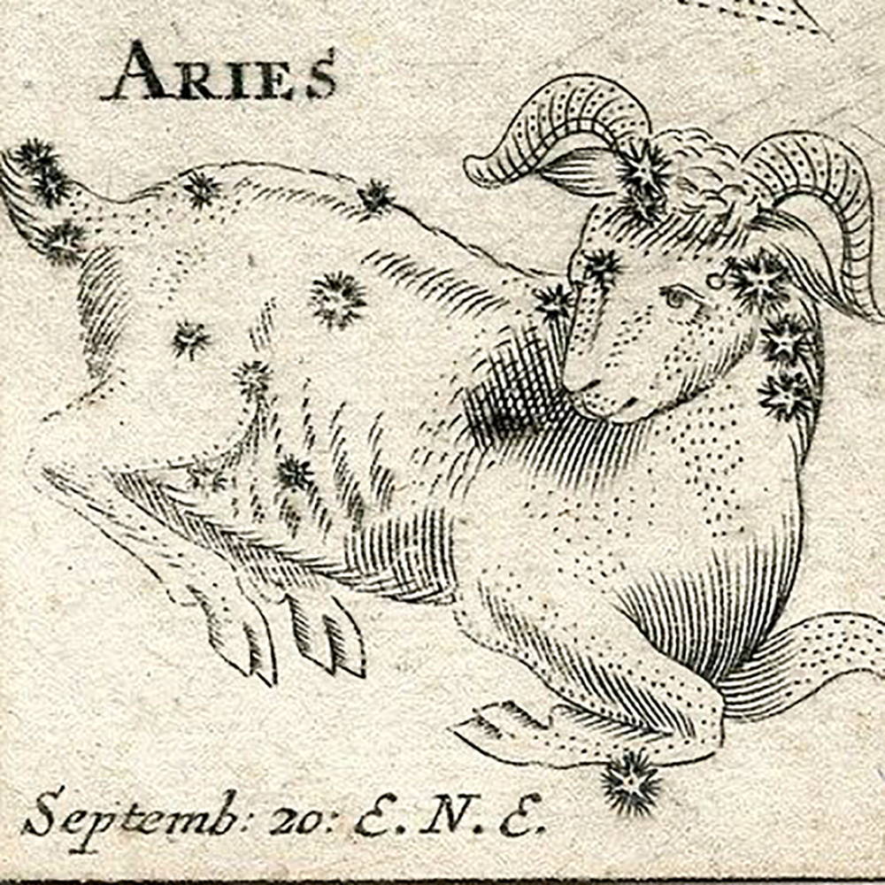 Vintage Aries Illustration