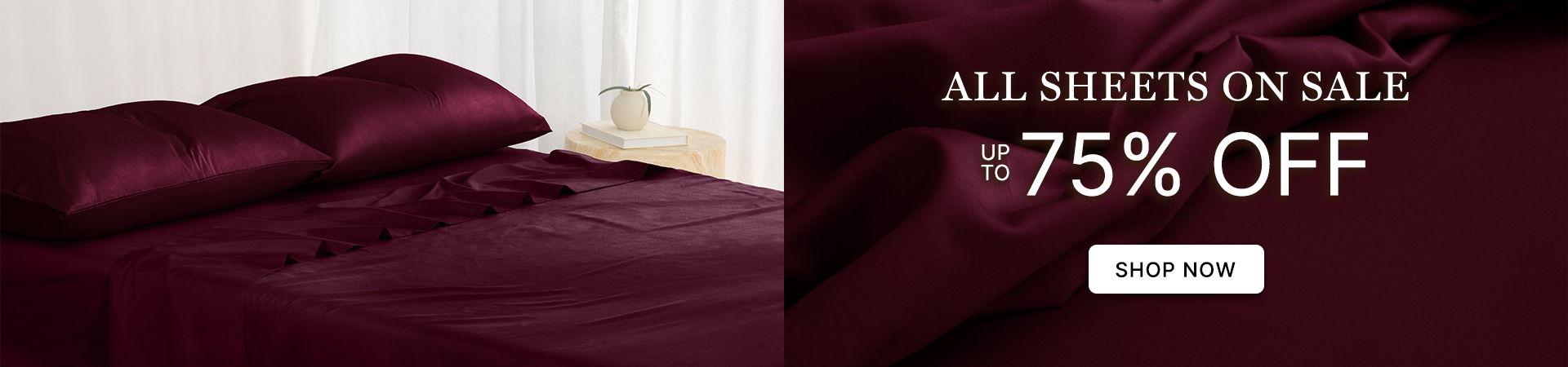 All Sheets on Sale, Up To 75% Off