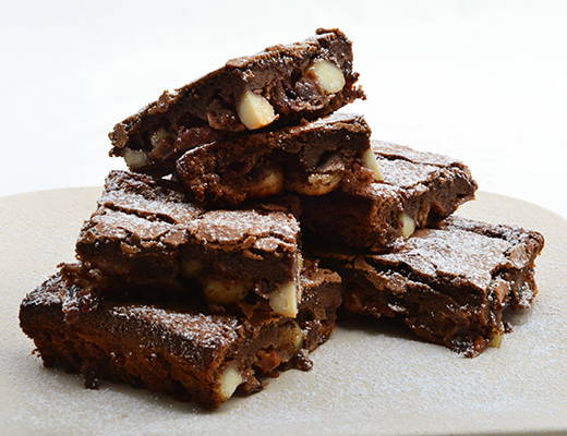 Image of Chocolate Coconut Apricot Brownies