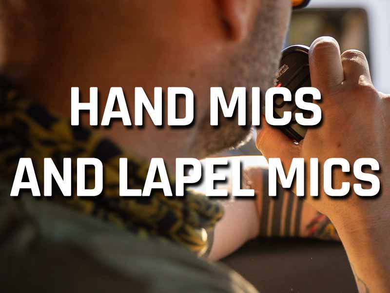 mobile and handheld radio hand mics and lapel mics
