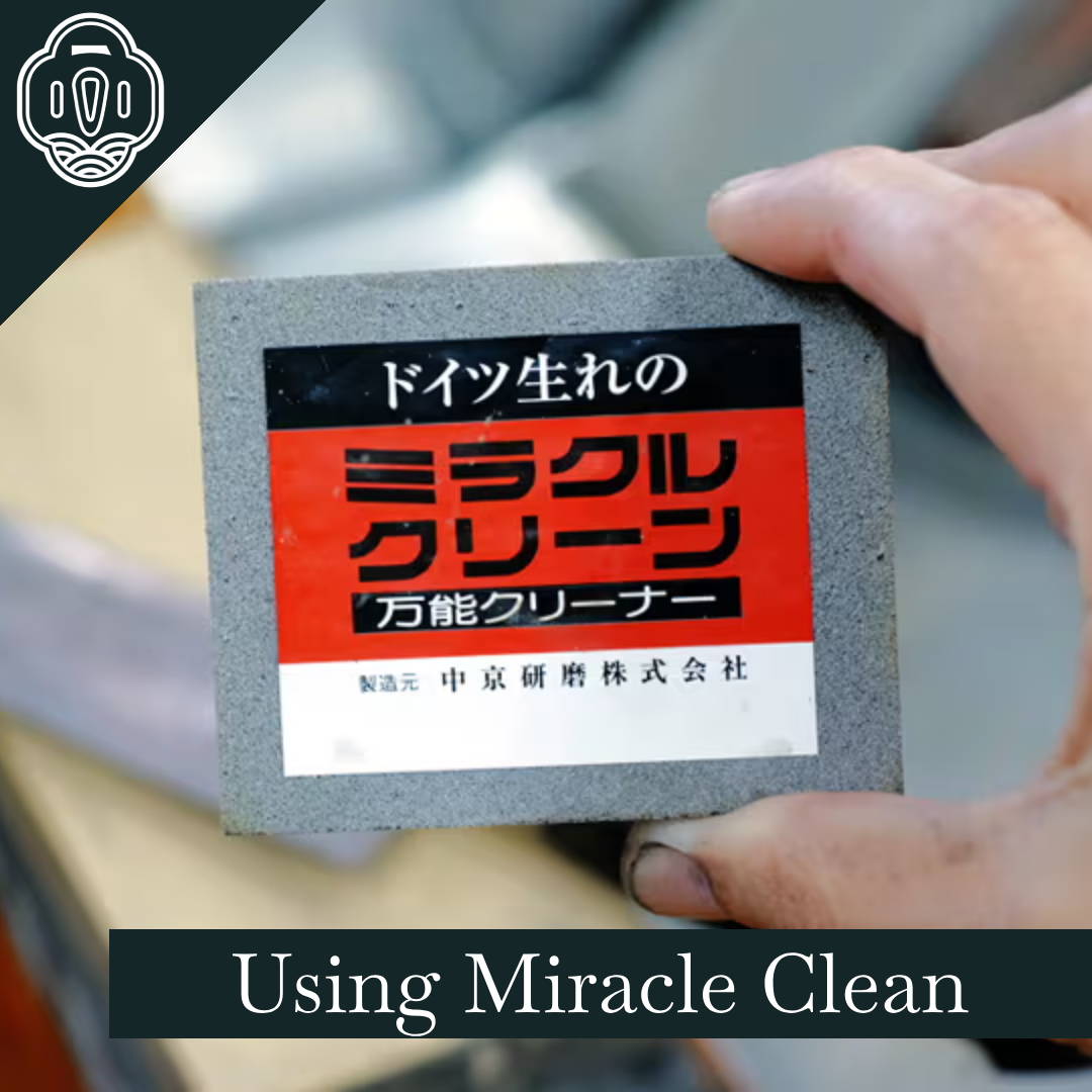 How To Remove Rust Using Miracle Clean – SAKAI ICHIMONJI MITSUHIDE