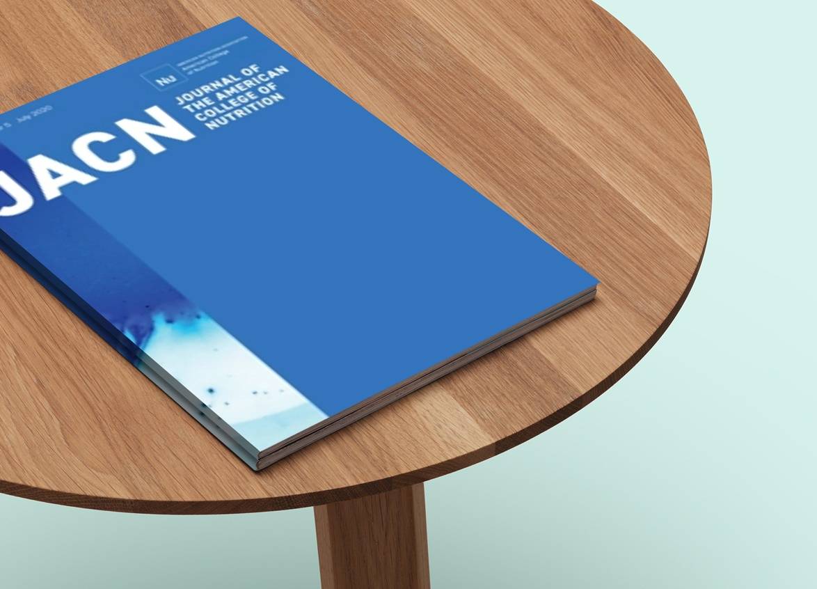 Scientific journal on a table