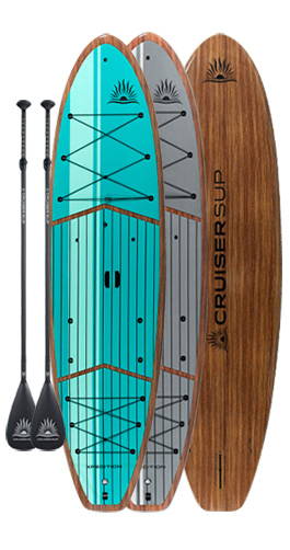 Two XPEDITION Woody Paddle Board Package