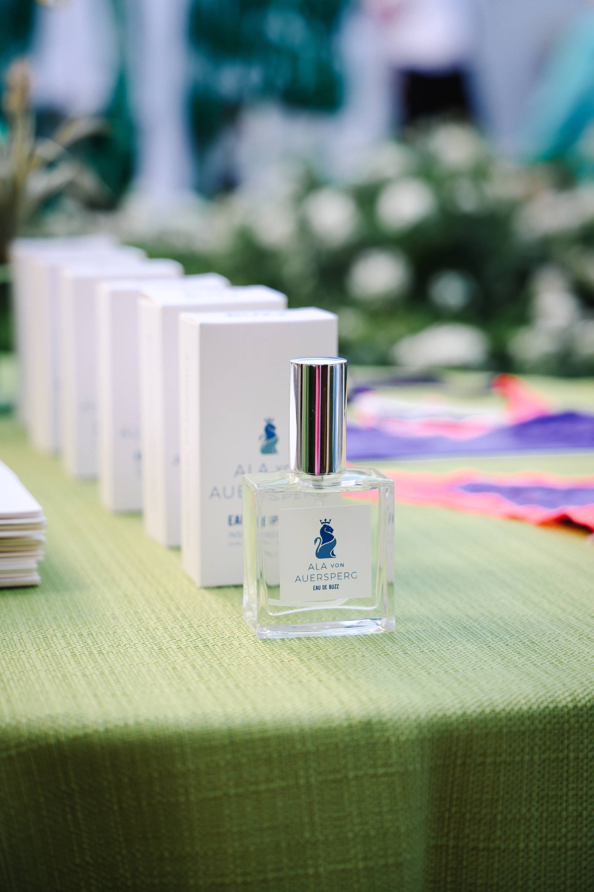 The Buzz Skin bug repellant and fragrance at the AvA Palm Beach store in collaboration with Ala von Auersperg