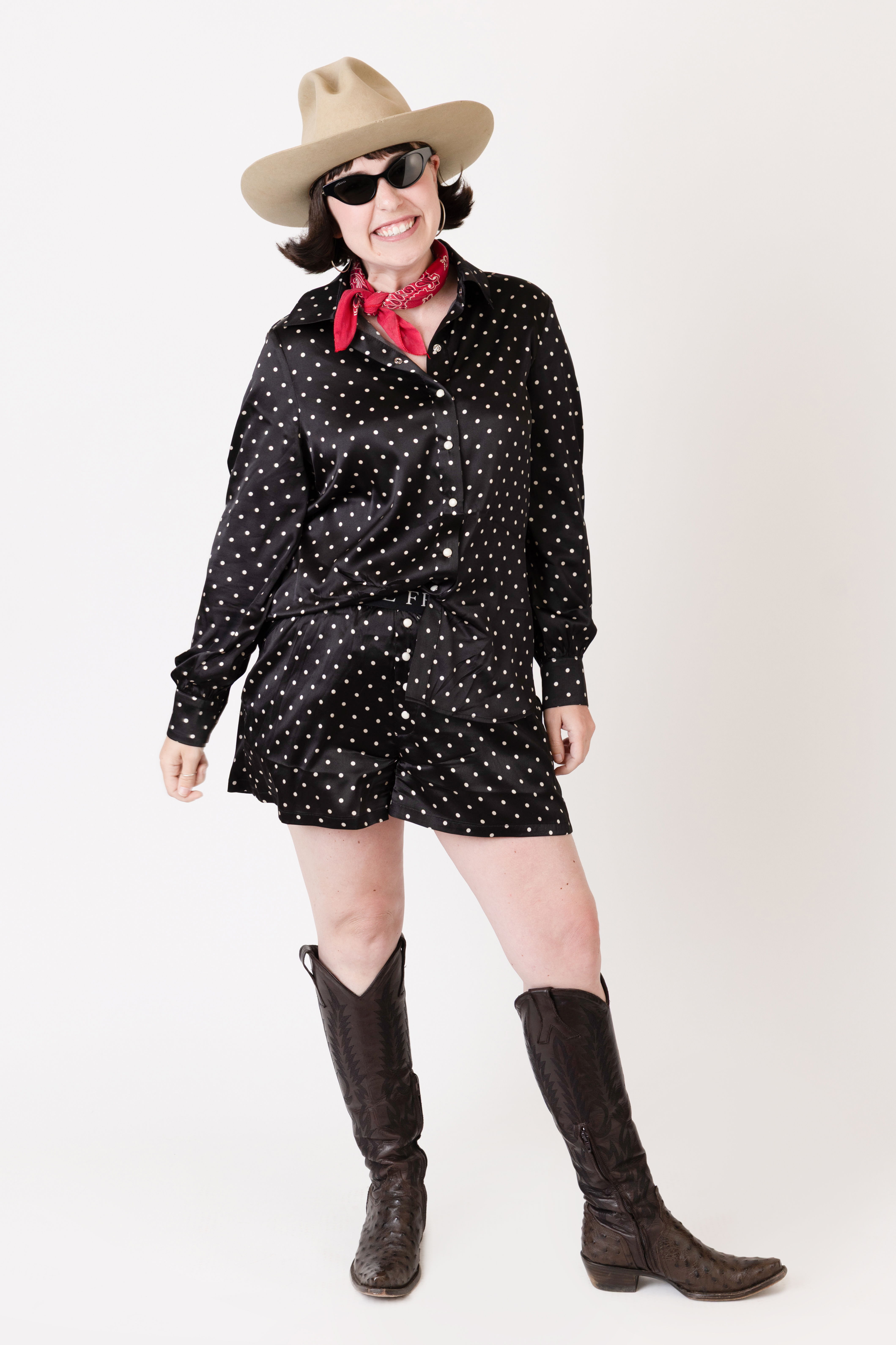CLAIRE KISER: Spew Blouse & Short