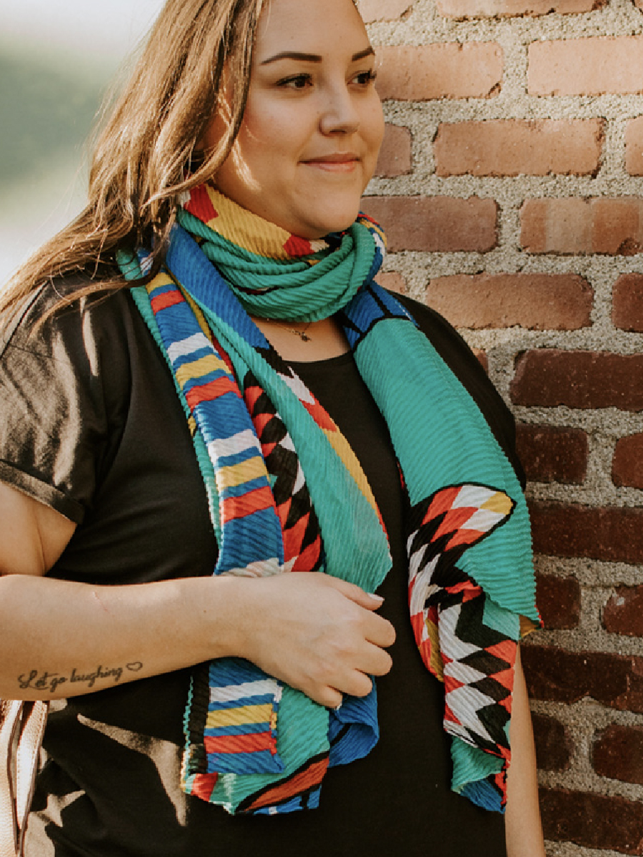 Her Ribbon Dress Eco Scarf by Sharifah Marsden