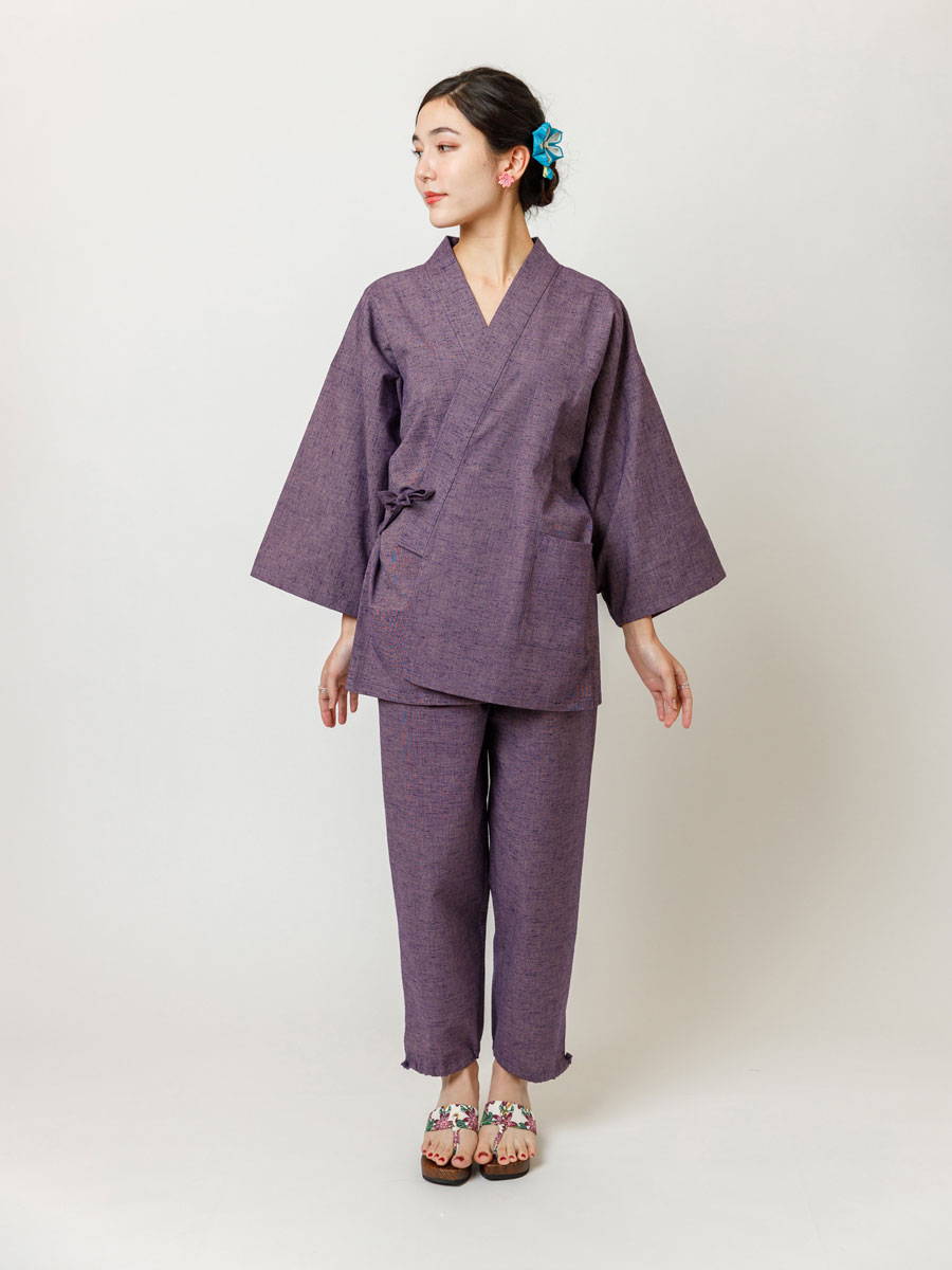 Imperial Purple Samue Jacket & Lounge Pants | Japan Objects Store