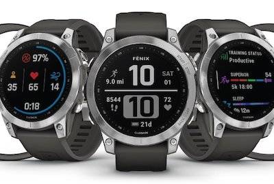 Garmin fenix 7/7S/7X solar, sapphire solar premium multisport GPS watches
