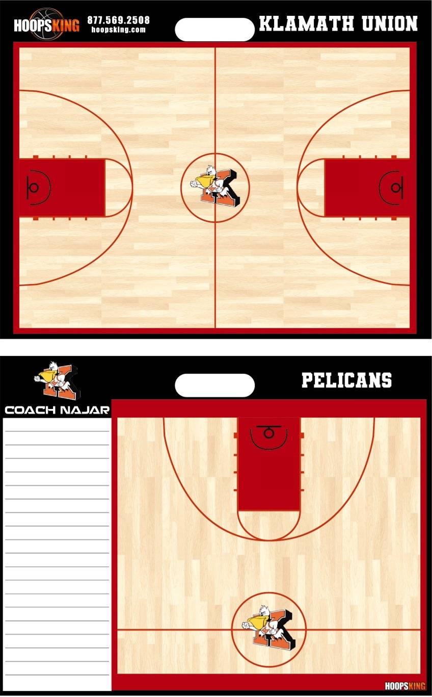 tablero de entrenamiento de baloncesto personalizado