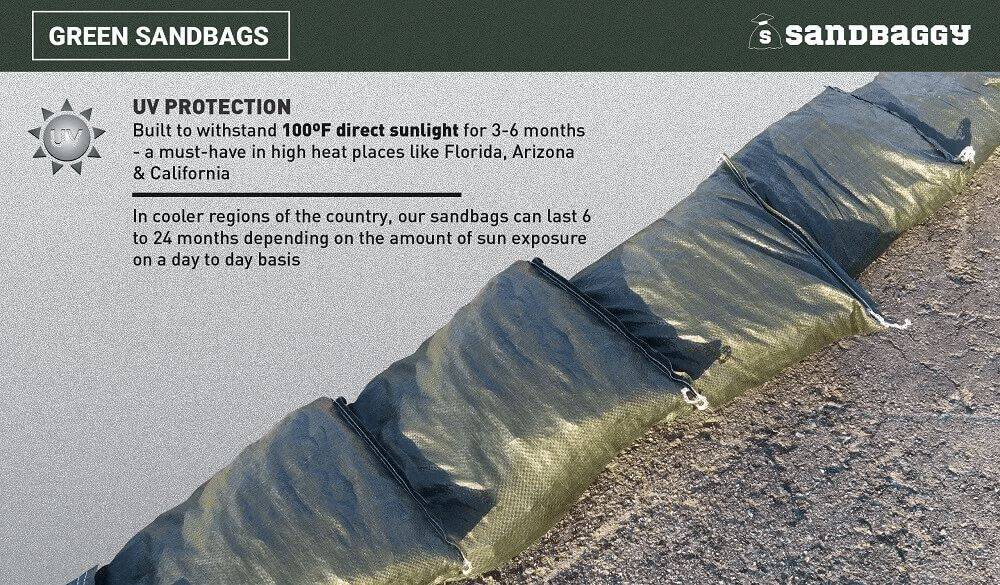 uv protected sandbags long lasting