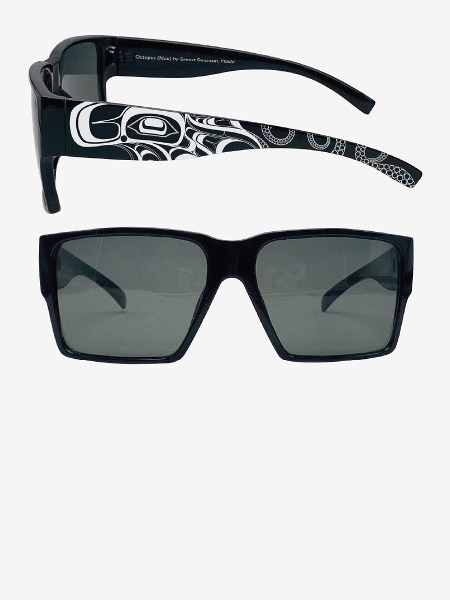 Octopus (Nuu) Sunglasses Square Frames by Ernest Swanson