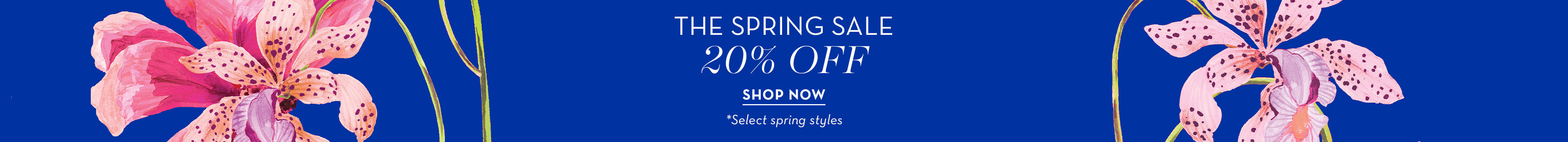 Colorful floral design on a blue background with text.