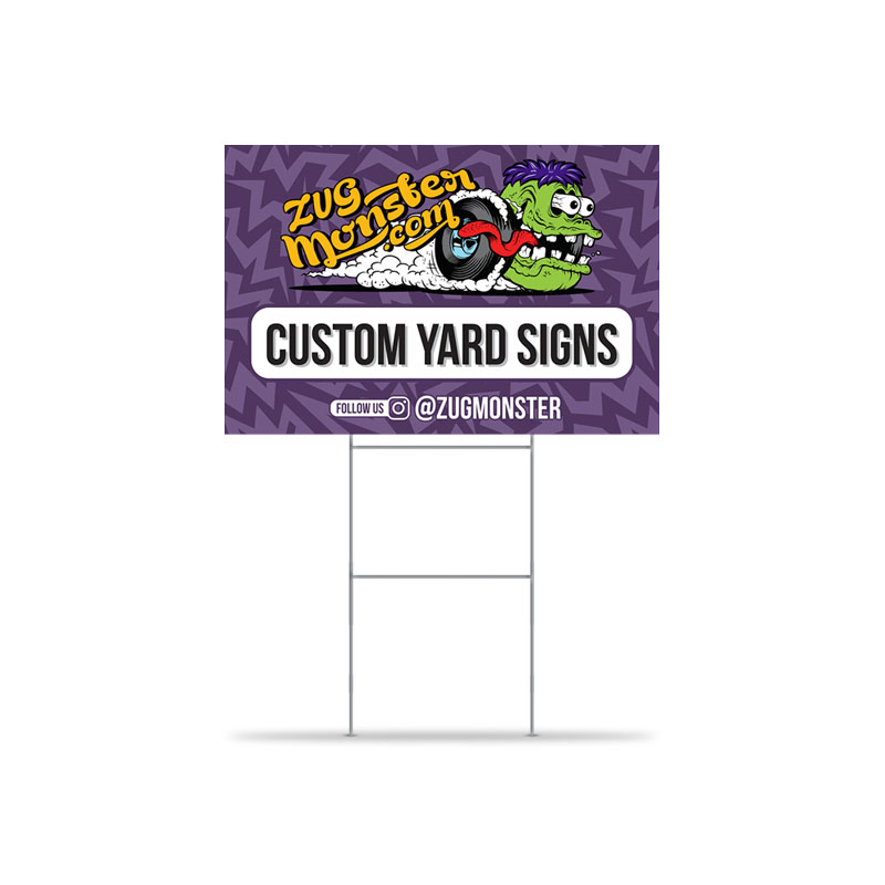 Custom yard signs