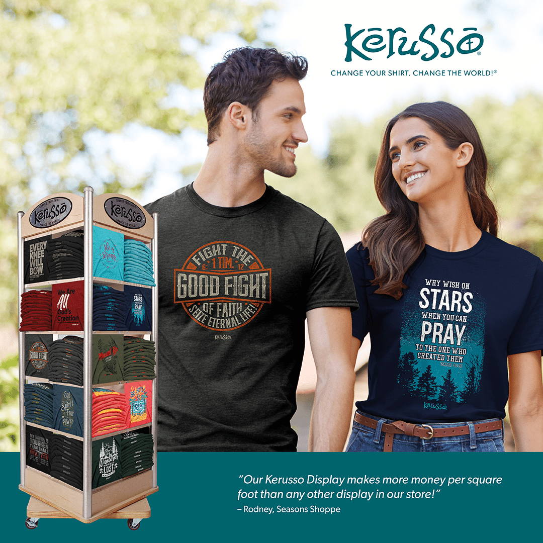 Wholesale Retail Kerusso Christian T-shirts Men, Women, Kids