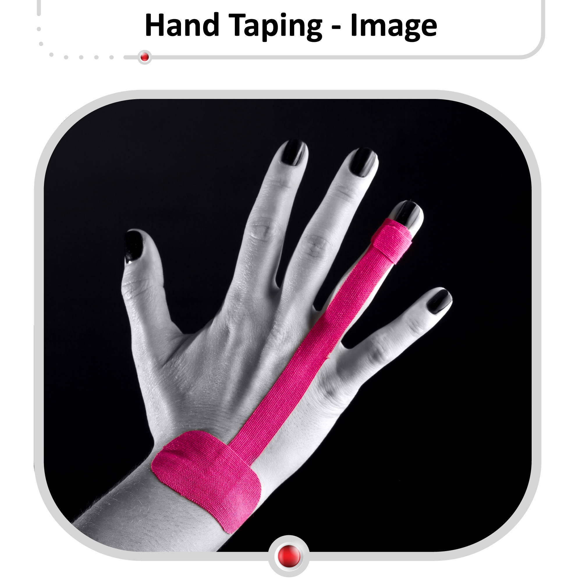 How to tape a sprained finger