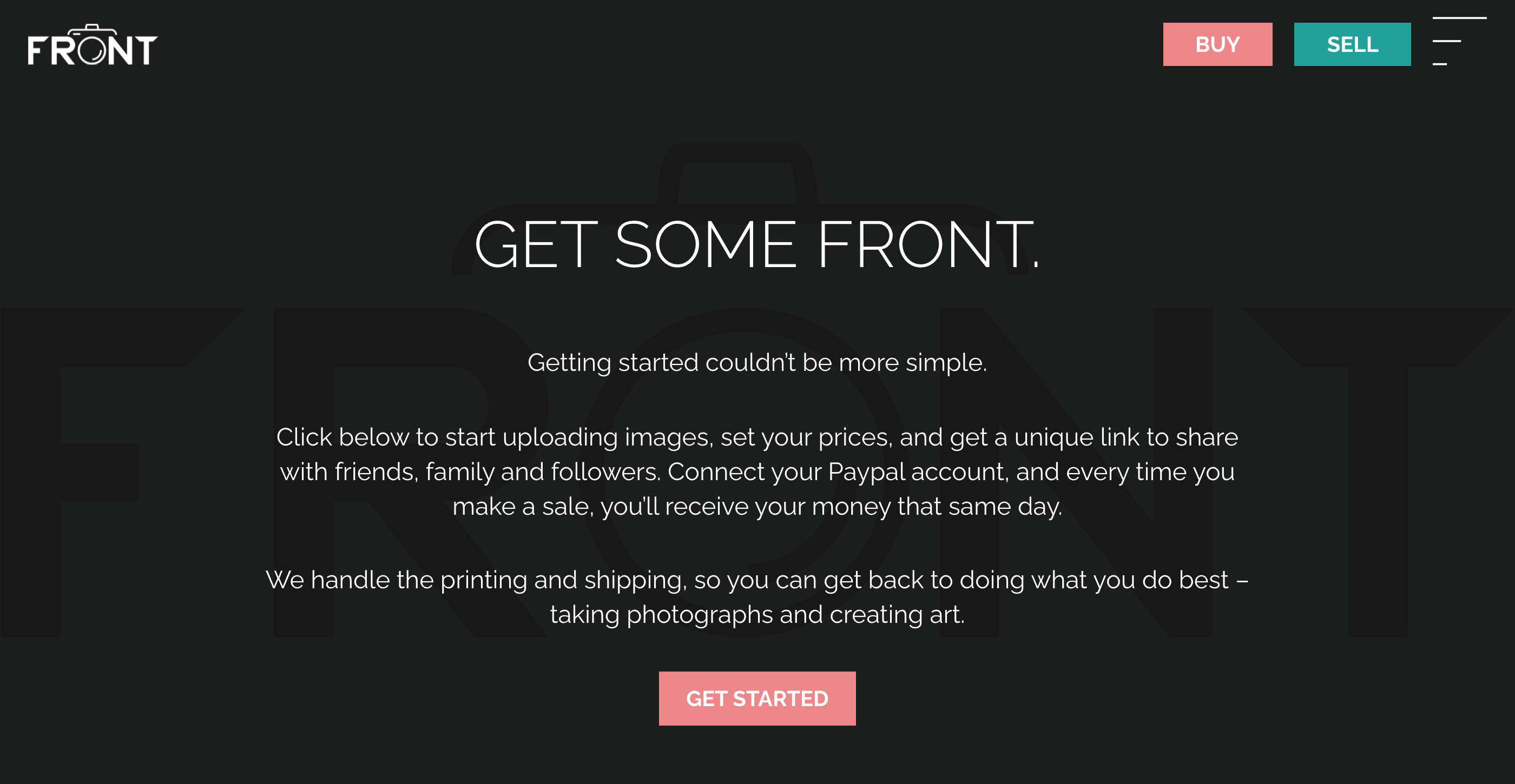 FRONT Interview| Front website preview 3