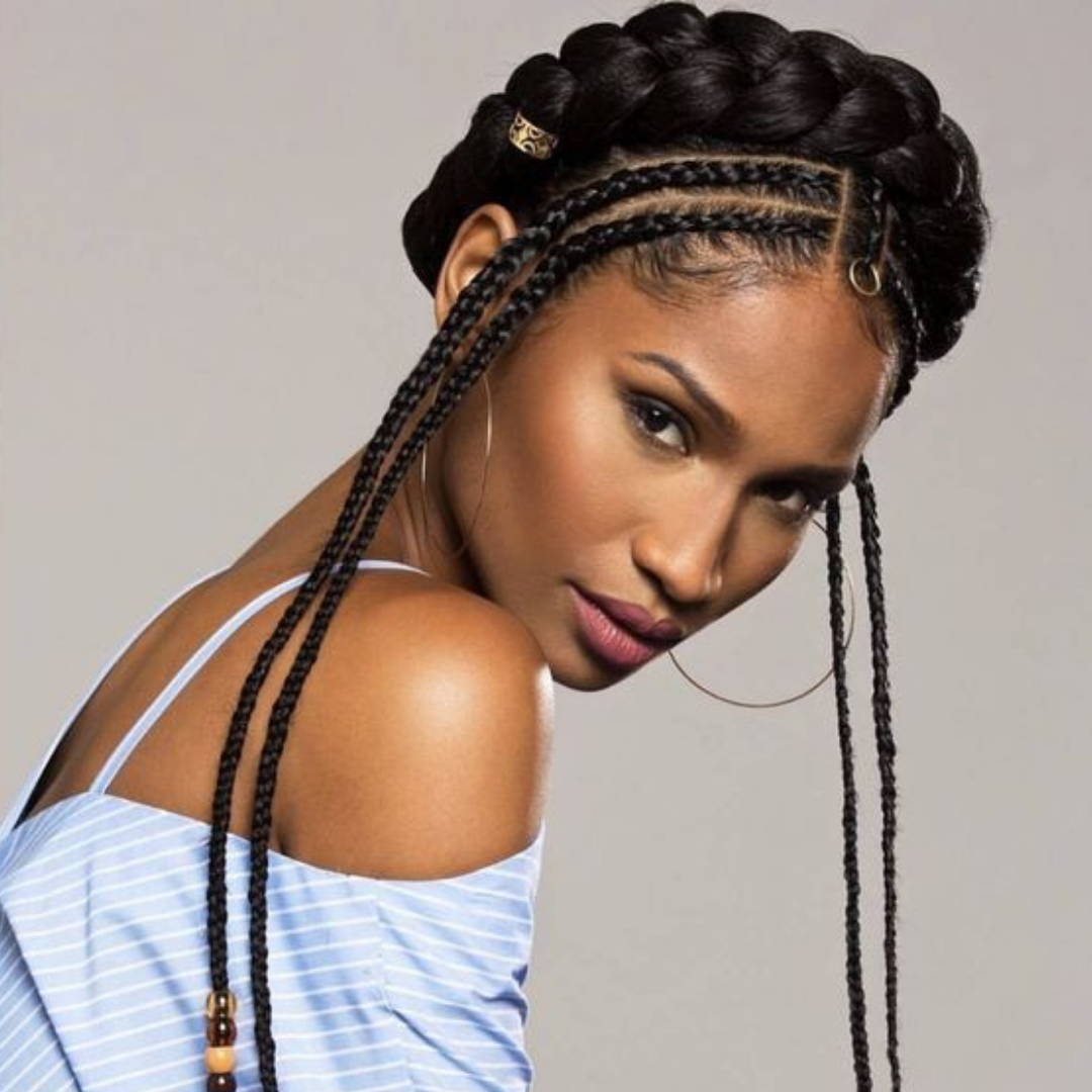 Milkmaid braids