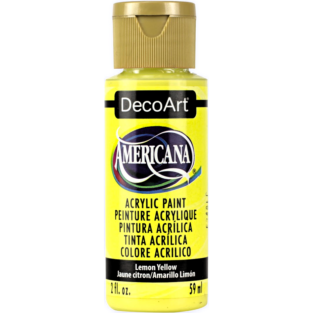 Lemon Yellow Americana Acrylics DAO11-3 2 ounce bottle