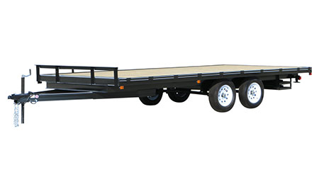 Leoanrd flat deck trailer