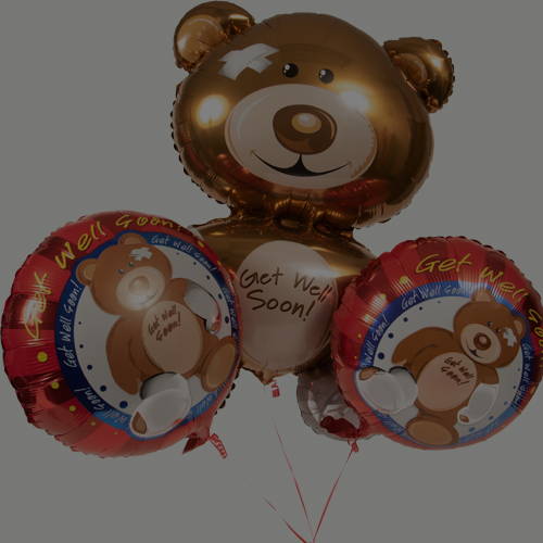 Get well soon balloon bouquet