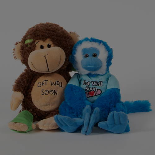 Get Well Soon Plush Monkeys