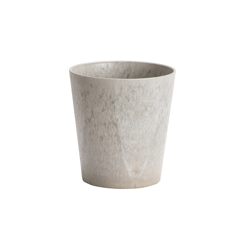 White Metallic cache pot