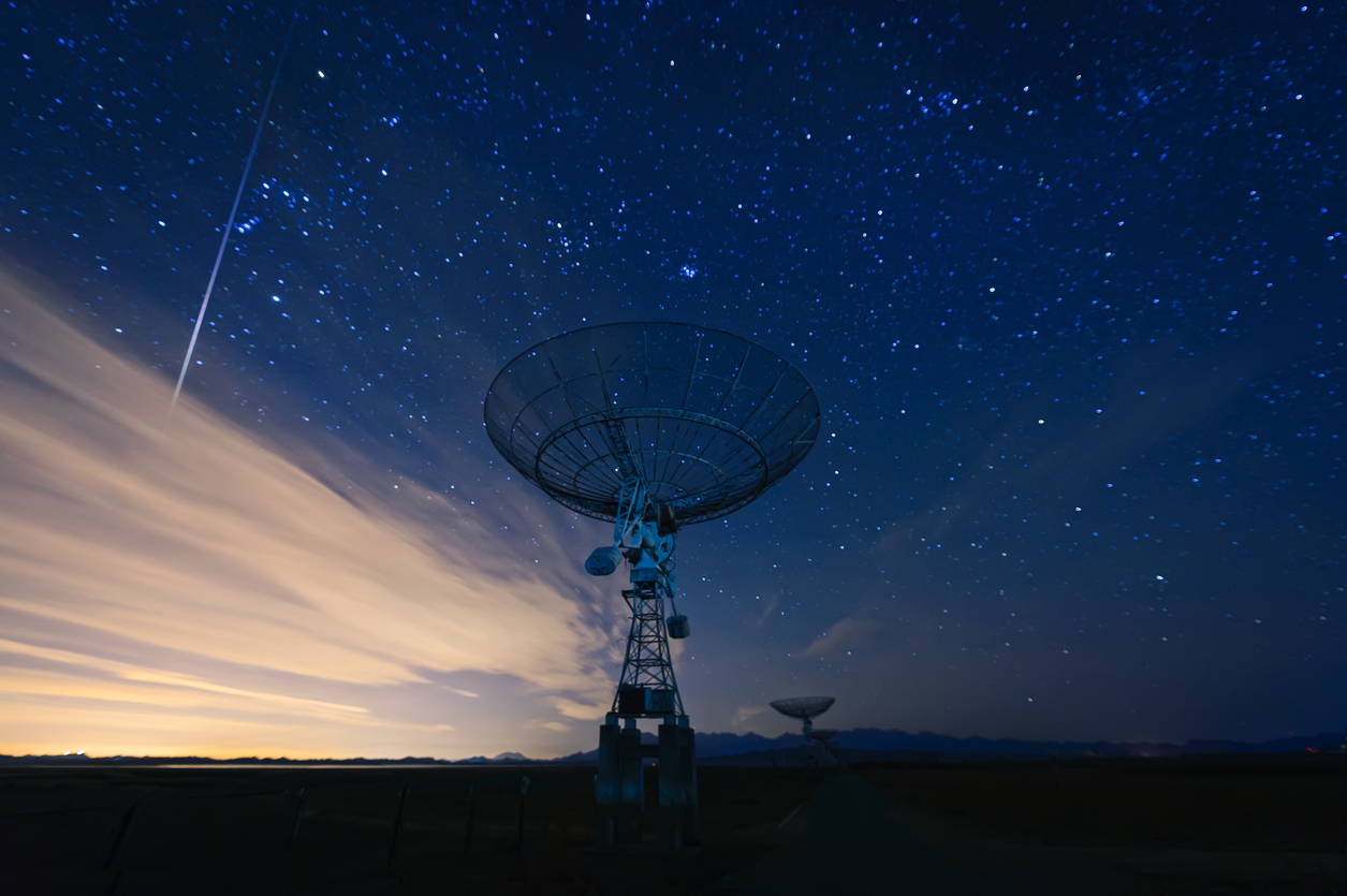 Astrophysicists use high-tech equipment to study the universe.