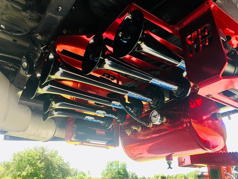 Corey's 2018 Chevy Suburban Train Horn Install