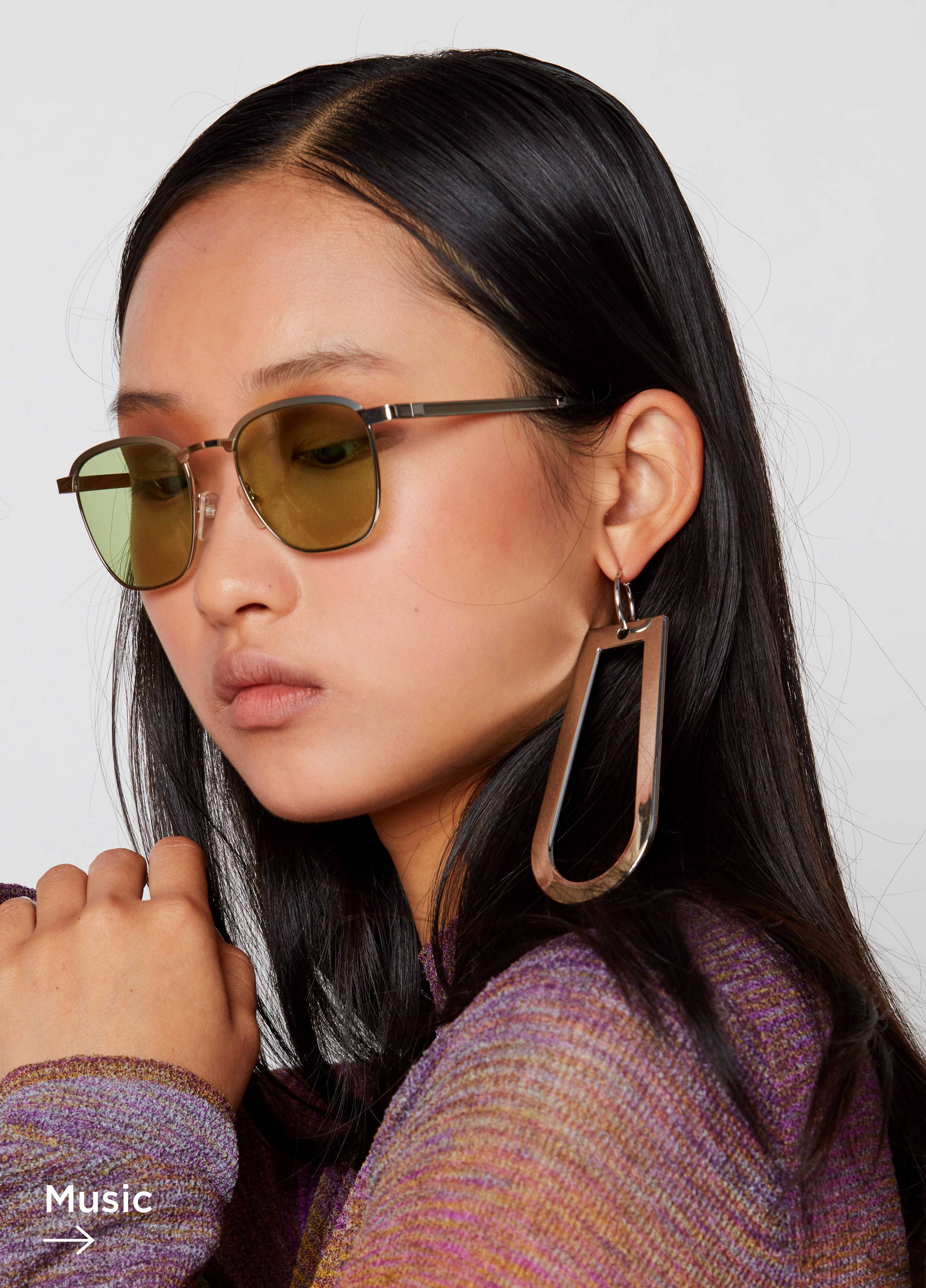 Spring 2020 detail of accessories image. Links to Music.