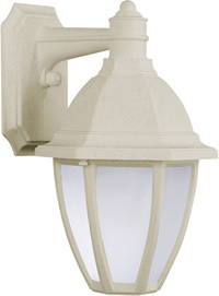 Wave Lighting S21V-SN Companion Size Post Lantern in Sandstone finish with Frosted Acrylic Lens