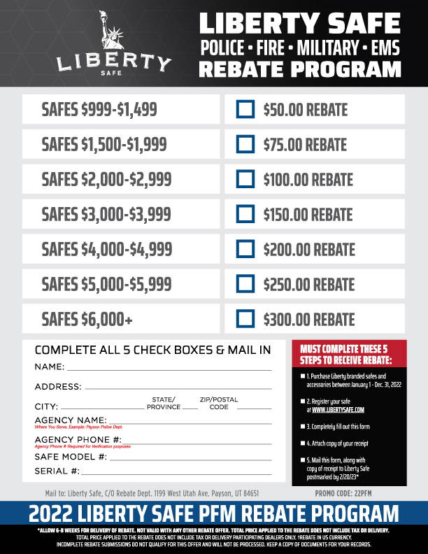 Liberty Safe Rebates