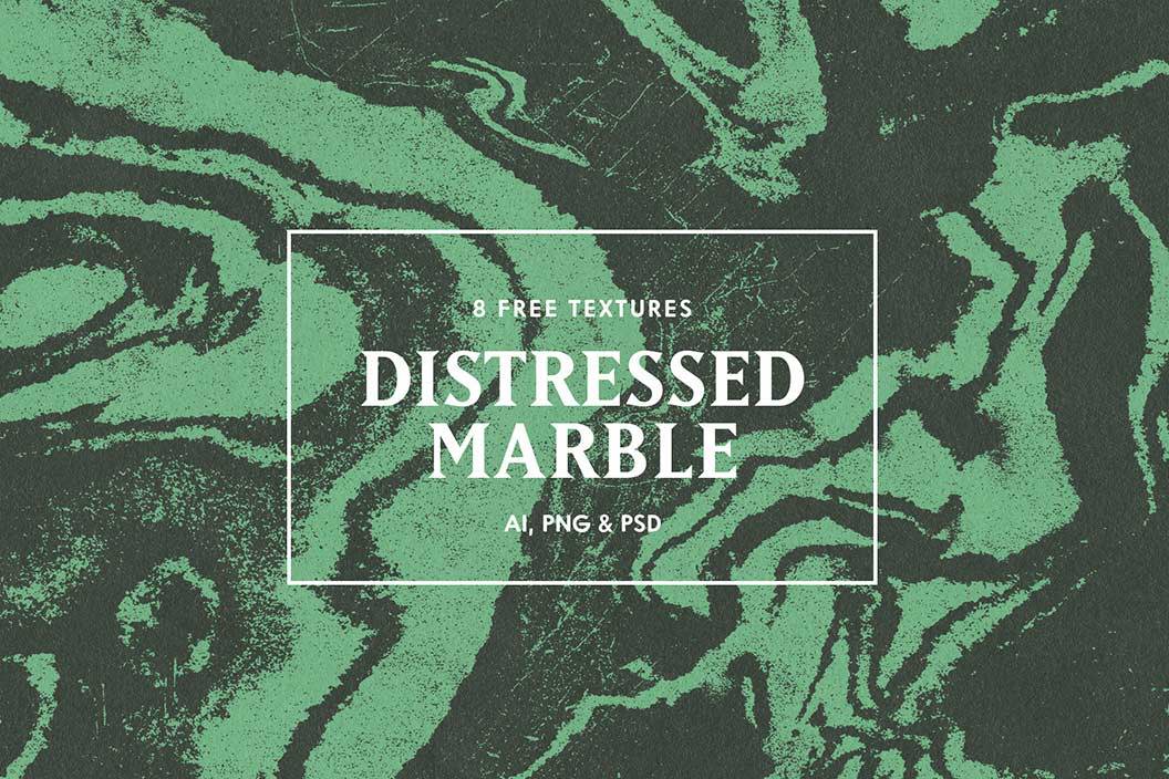 Free distressed marble textures for Illustrator and Photoshop