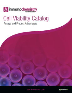 Cell Viability and Advantages Catalog
