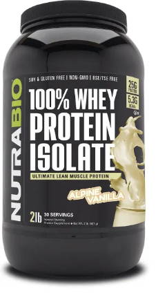 Nutrabio 100% Whey Protein Isolate