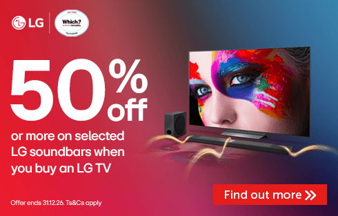 LG - 50% off or more on selected soundbars when you buy an LG TV