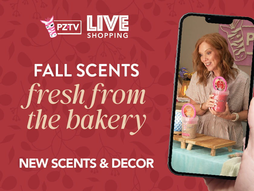 Fall scents fresh from the bakery, new scents and decor, live shopping event.