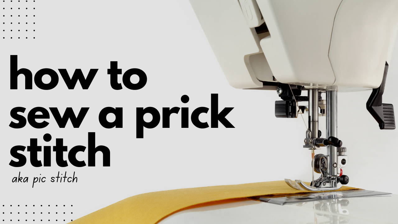 How-to Sew: Pic Stitch aka Prick Stitch