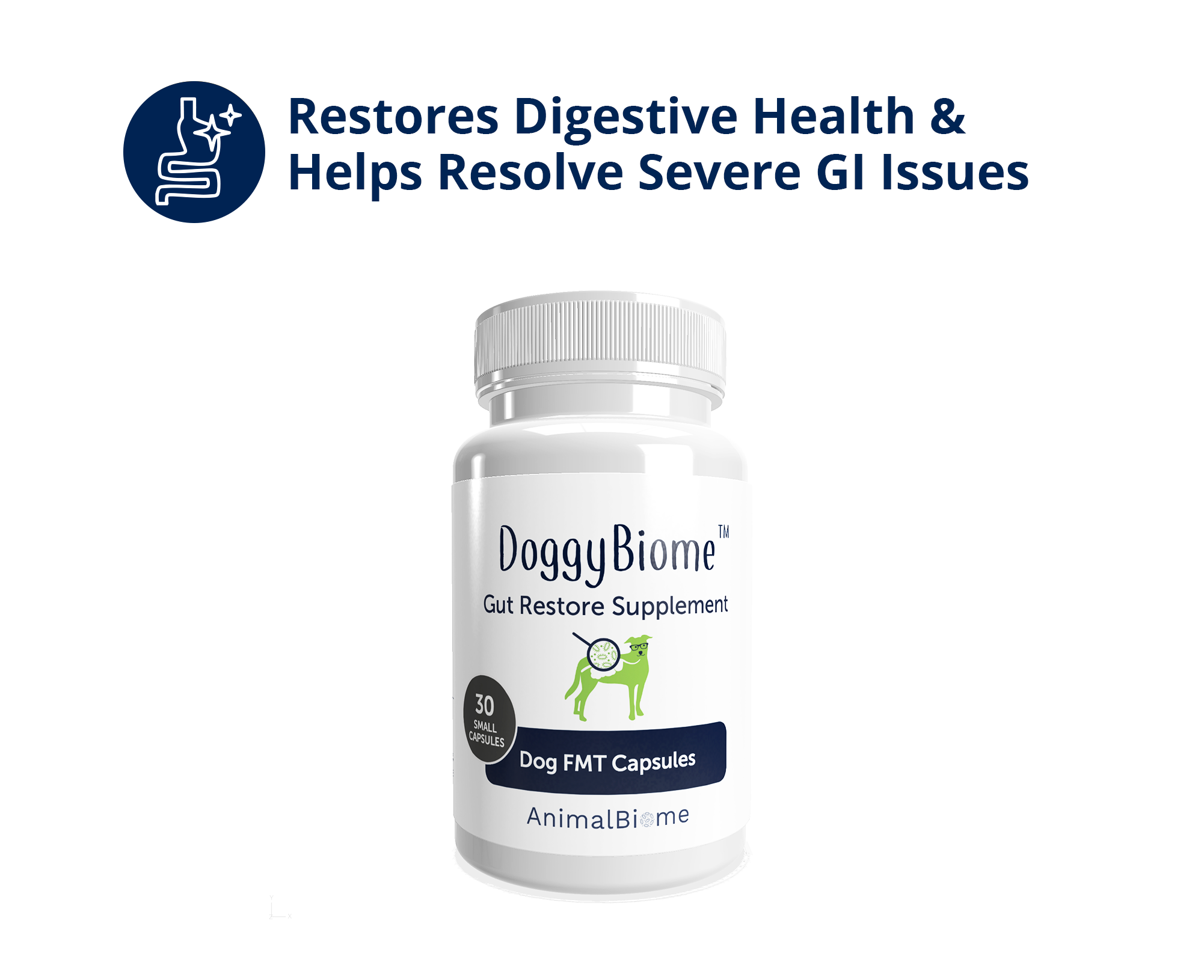 DoggyBiome Gut Restore Supplement for Dogs