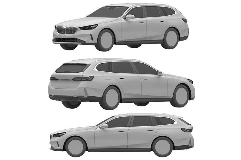 Patent Drawings of New M5 Wagon