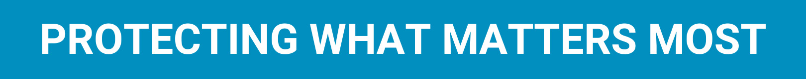 protecting what matters most