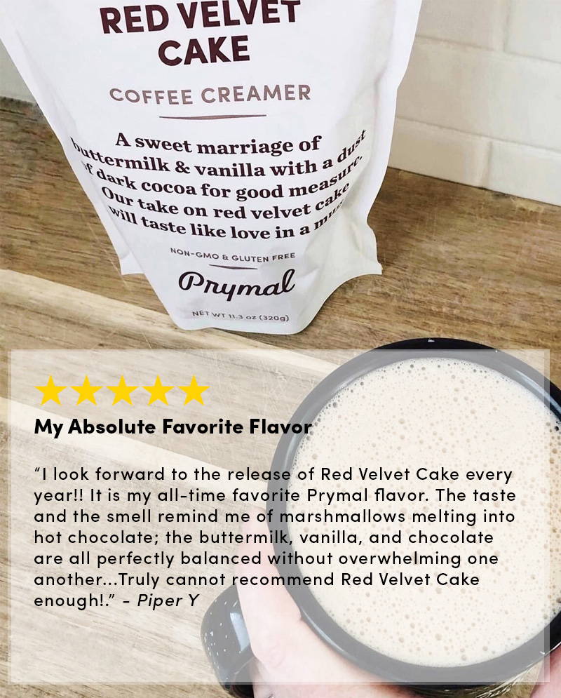 Prymal Red Velvet Sugar Free Coffee Creamer - Limited Time ...