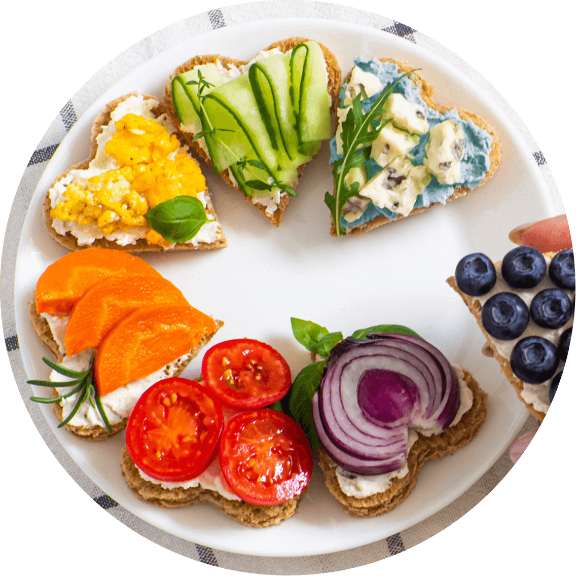 Holistic wellness supported by colourful meals and clean, whole supplements