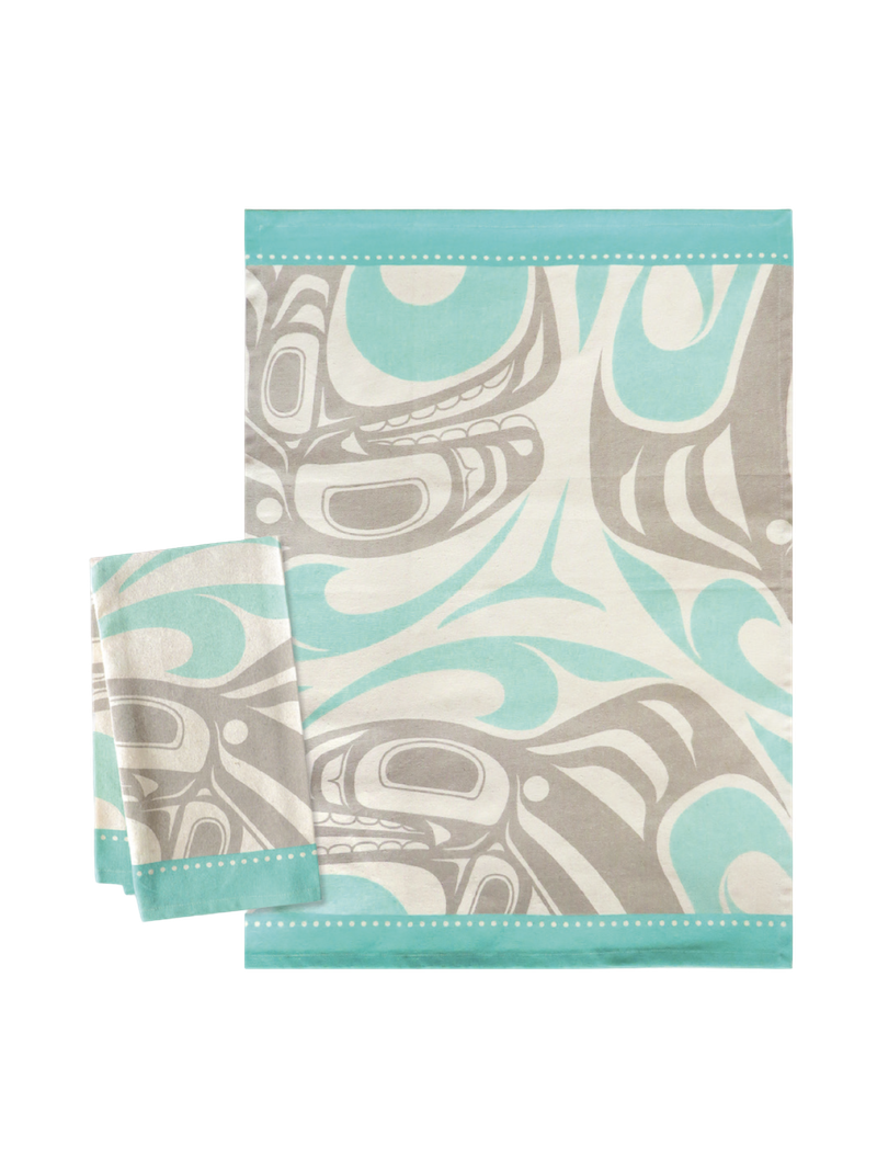 Printed Tea Towel - Killer Whale