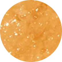 Close-up of a textured, shimmering orange surface.
