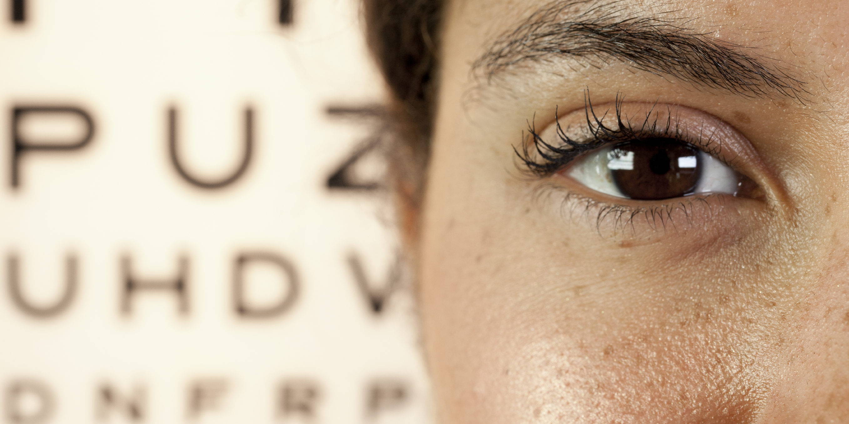 Close Up Of Woman's Eye