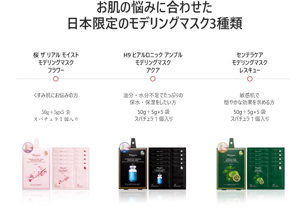 ジェイエムソリューション Jmsolution 桜 ザ リアルモイスト モデリングマスク Sunsmarche