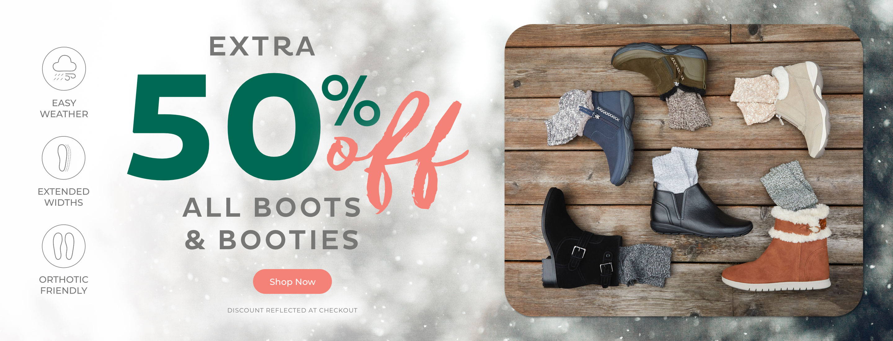 Extra 50% Off All Boots & Booties