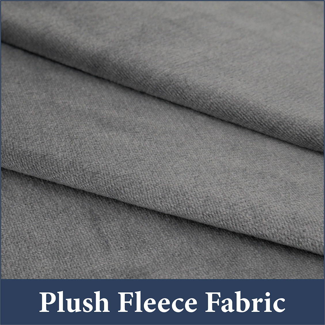 Plush fleece fabric swatch