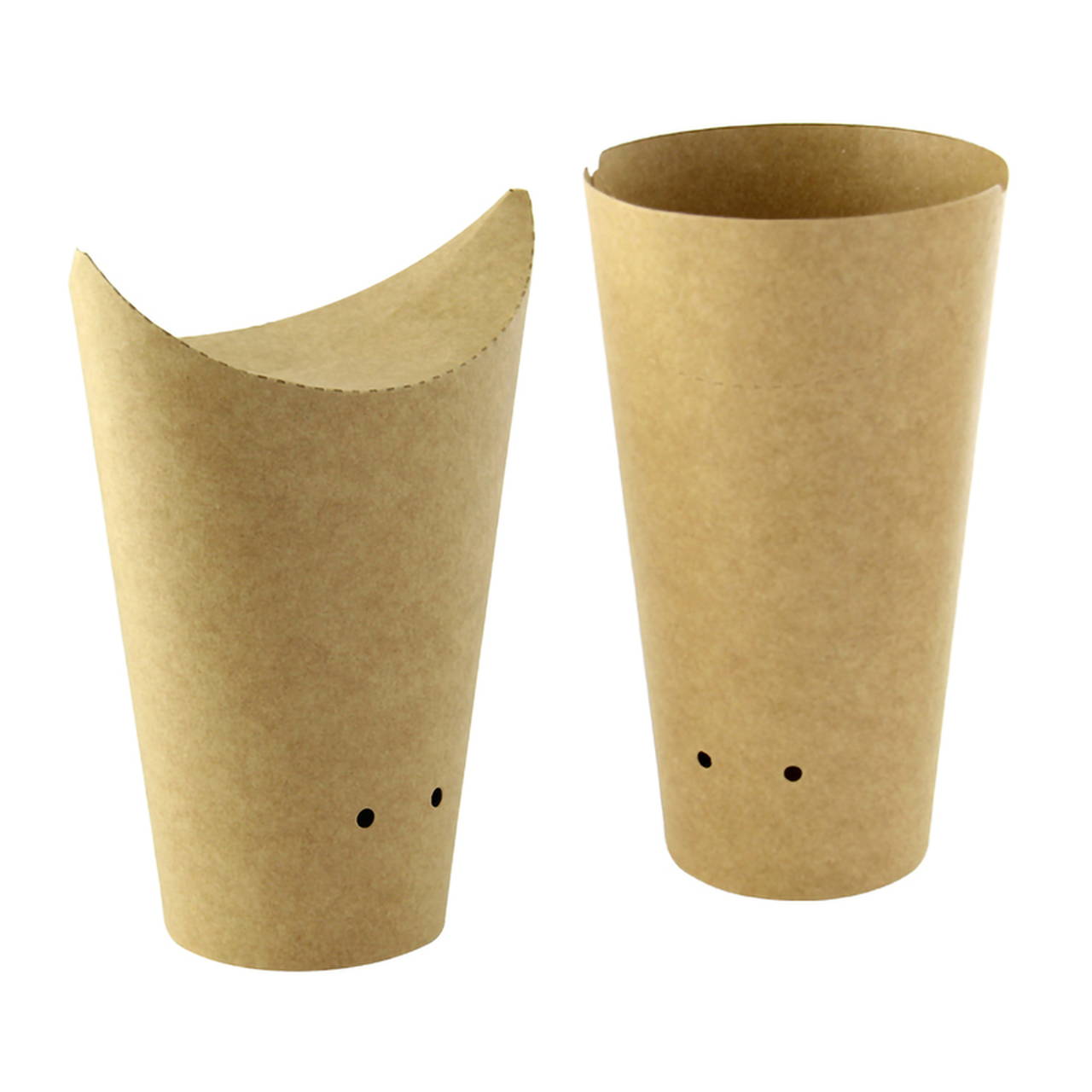 Paper Cups for Vending- White 12 oz 80mm x 124mm