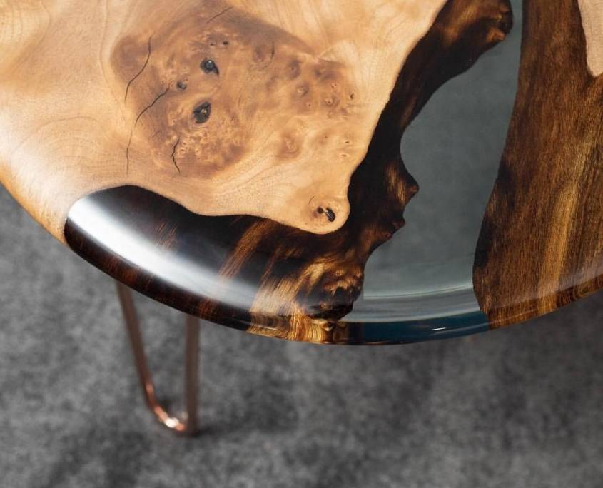 The Osso 80 Side Table Exhibited at ICFF Florida Detail